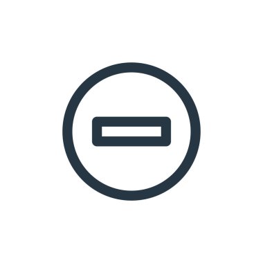 İşaret sembolü kavramını simge vektöründen durdur. Düzenlenebilir felcin ince bir çizgisi. Web ve mobil uygulamalarda kullanmak için doğrusal işareti durdur, logo, yazdırma ortamı.