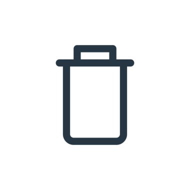 Simge vektörünü e-posta kavramından sil. Silinebilen felcin ince çizgisi. Web ve mobil uygulamalarda kullanmak için doğrusal işareti sil, logo, yazdırma ortamı.