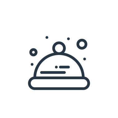 Bebek partisi konseptinden bir ikon vektörü. Düzenlenebilir şapka vuruşunun ince bir çizgisi. İnternet ve mobil uygulamalarda kullanmak için doğrusal işaret, logo, yazdırma ortamı.