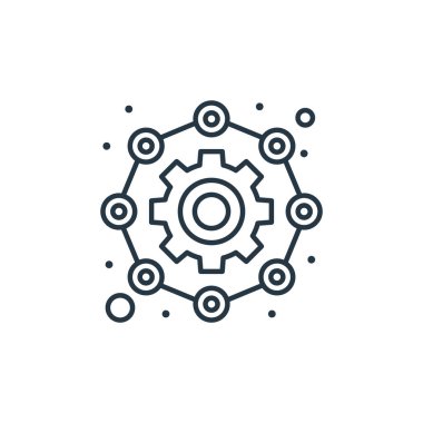 Strateji konseptinden reklam ikonu vektörünü yönlendir. Düzenlenebilir pazarlama vuruşunun ince çizgisi. Web ve mobil uygulamalarda, logoda, yazıcıda kullanım için doğrusal pazarlama işaretini ilişkilendir 