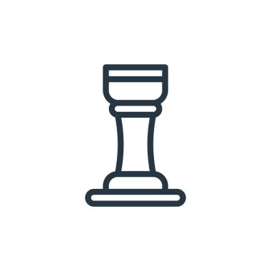 İş ve para kavramından strateji ikonu vektörü. İnce çizgili, düzenlenebilir felç çizgisi. Web ve mobil uygulamalarda kullanım için stratejik doğrusal işaret, logo, yazdırma ortamı.