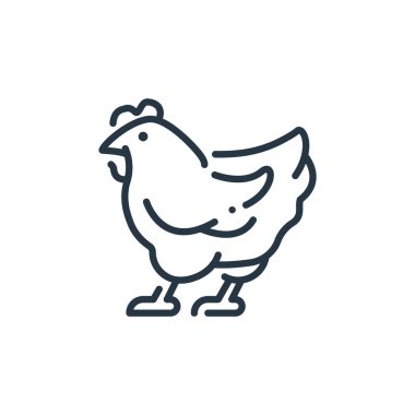 Paskalya konseptinden yavru ikon vektörü. Düzenlenebilir piliç vuruşunun ince bir çizgisi. civciv doğrusal işareti web ve mobil uygulamalarda kullanım için, logo, yazdırma ortamı.