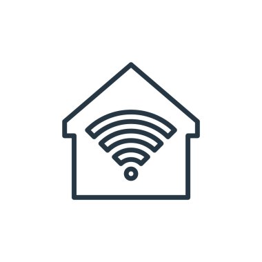 Akıllı fikir kavramından akıllı ikon vektörü. İnce çizgili akıllı, düzenlenebilir felç çizgisi. Web ve mobil uygulamalar, logo ve yazdırma ortamlarında kullanmak için akıllı tot doğrusal işareti.