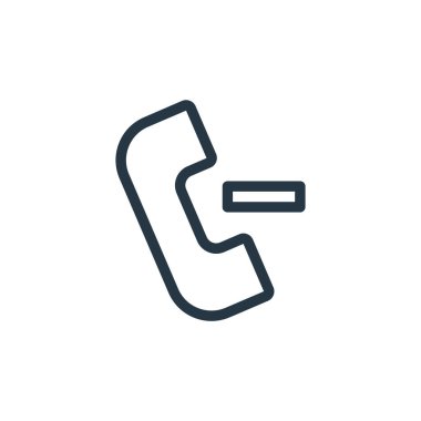 telefon ikonu vektörü finans konseptinden. Düzenlenebilir telefon vuruşunun ince bir çizgisi. Web ve mobil uygulamalarda kullanmak için telefon doğrusal işareti, logo, yazdırma ortamı.