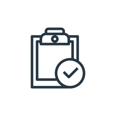 Çevrimiçi iş iletişimi konseptinden belge ikonu vektörü. Düzenlenebilir felcin ince çizgisi. Web ve mobil uygulamalarda kullanmak için doküman doğrusal imzası, logo, yazdırma ortamı.