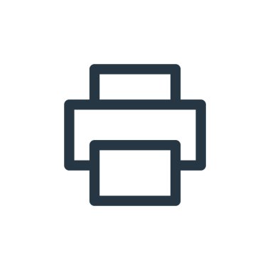 E-posta kavramından simge vektörünü yazdırın. İnce çizgili düzenlenebilir felç çizgisi. Web ve mobil uygulamalarda kullanmak için doğrusal işaret yazdır, logo, yazdırma ortamı.