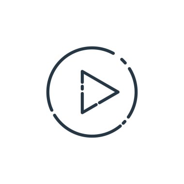 Kullanıcı arayüzü kavramından ok simgesi vektörü. Düzenlenebilir okların ince çizgisi. Web ve mobil uygulamalarda kullanmak için ok doğrusal işareti, logo, yazdırma ortamı.