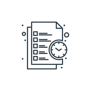 Strateji konseptinden iş ikonu vektörü. Düzenlenebilir iş vuruşunun ince çizgisi. Web ve mobil uygulamalarda kullanım için iş doğrusal işareti, logo, yazdırma ortamı.