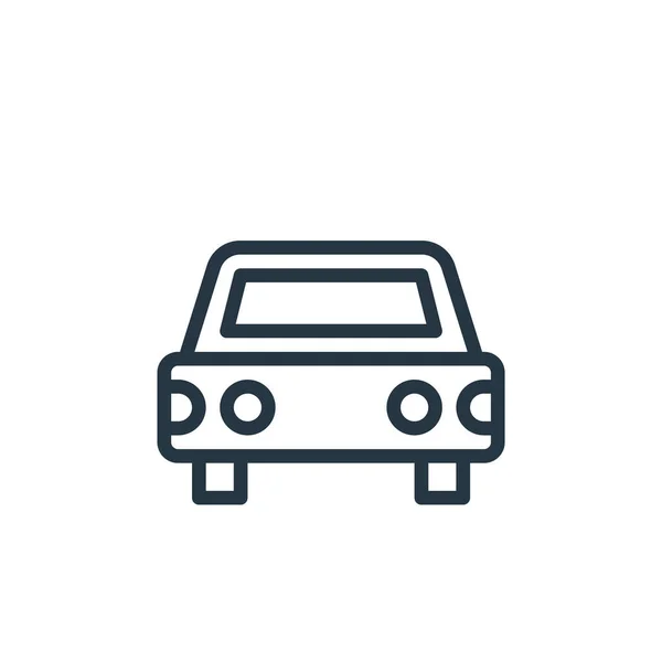 Auto Icon Vektor Aus Dem Reisekonzept Thin Line Illustration Von — Stockvektor
