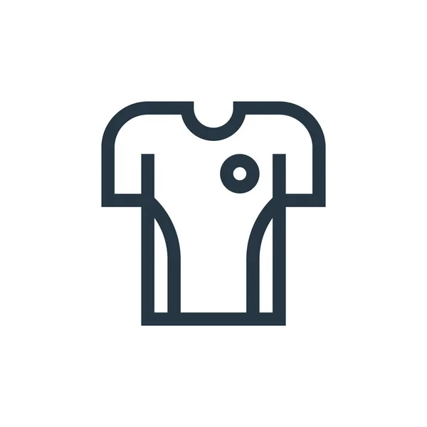 Shirt Icon Vector Esports Concept Thin Line Illustration Shirt Editable — Stock Vector