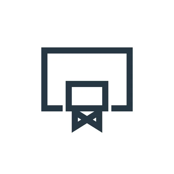 Wektor Ikony Sprzętu Koszykówki Koncepcji Sportowej Cienka Ilustracja Sprzętu Koszykówki — Wektor stockowy