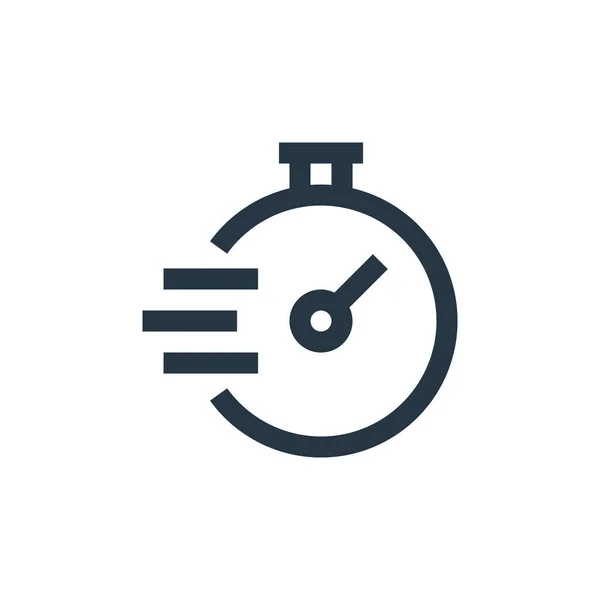 Speedometer Icon Vector Marketing Concept Тонкая Линейная Иллюстрация Редактируемого Штриха — стоковый вектор