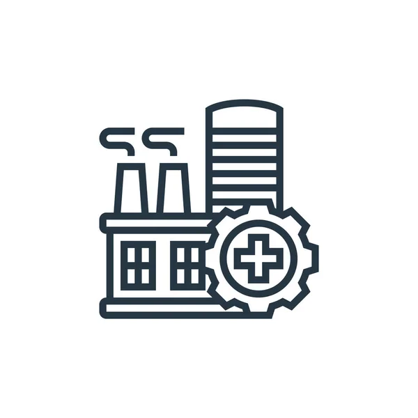 Vektor Bezpečnostní Ikony Průmyslového Konceptu Tenká Čára Ilustrace Bezpečnostně Upravitelného — Stockový vektor