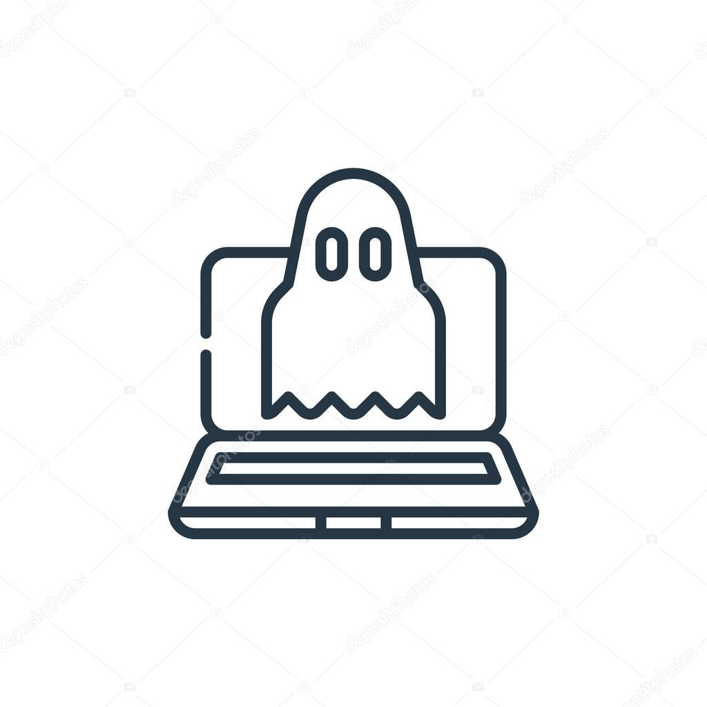 rootkit icon vector from cyber security concept. Thin line illustration of rootkit editable stroke. rootkit linear sign for use on web and mobile apps, logo, print media.
