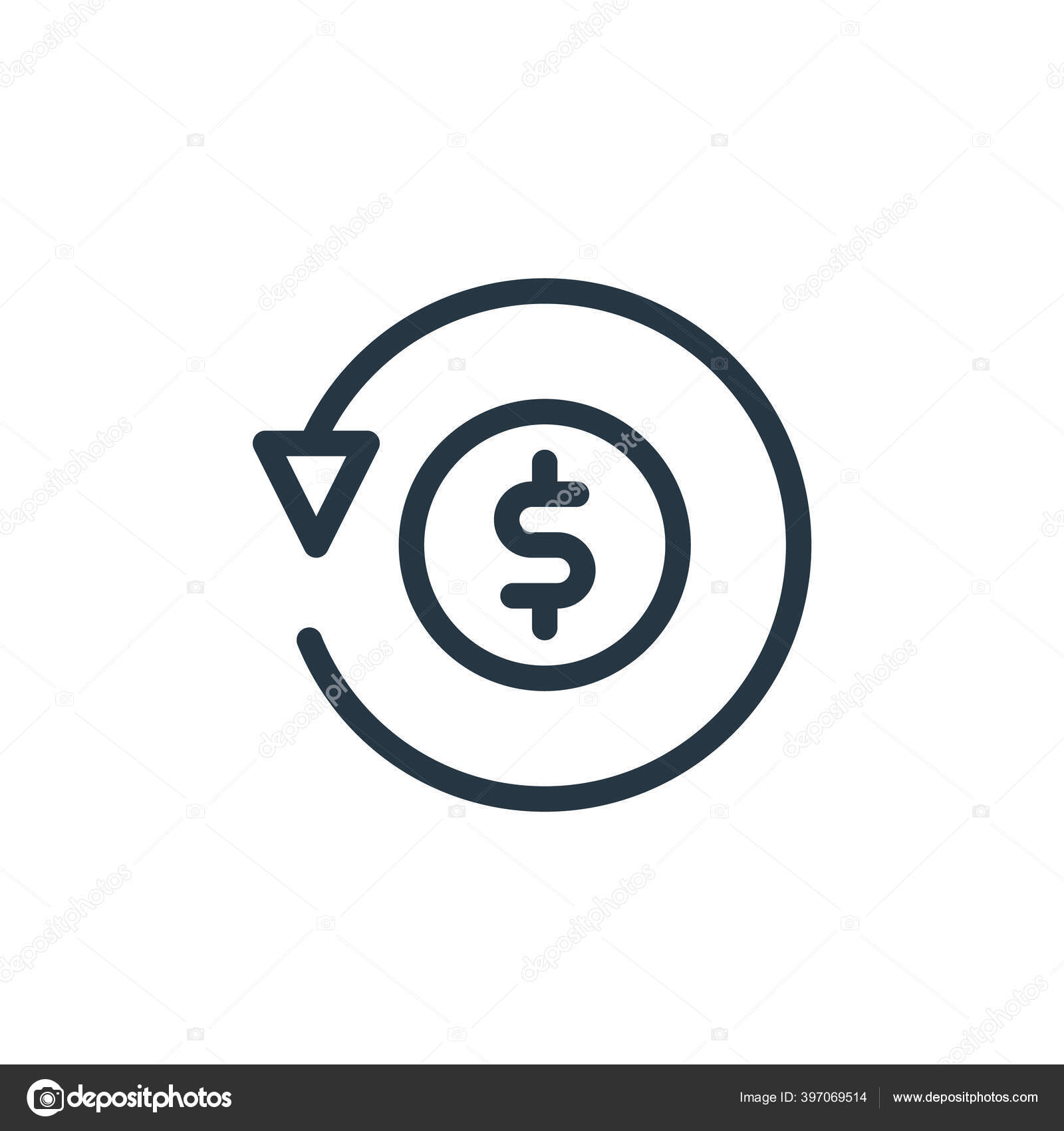 개념에서 아이콘 벡터를 뇌졸증을 설명하는 선이야 모바일 사용하기 사인을 환불하고 스톡 벡터 - ©Line-Art 397069514