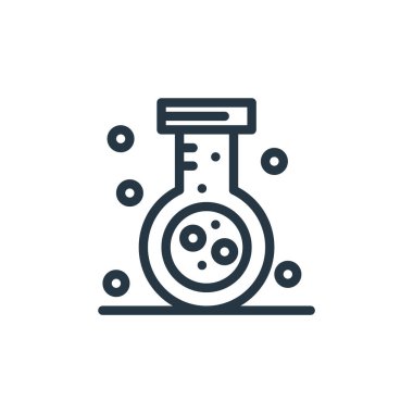 Tıbbi konseptten ikon vektörü. İnce çizgili düzenlenebilir kalp krizi çizgisi. Web ve mobil uygulamalar, logo ve yazdırma ortamlarında kullanmak için matara doğrusal işareti.