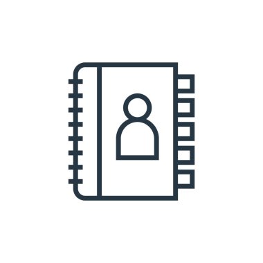 Kitap ve belge konseptinden günlük simge vektörü. Düzenlenebilir inmenin ince çizgisi. Web ve mobil uygulamalarda kullanmak için günlük doğrusal işareti, logo, yazdırma ortamı.