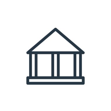 Okul konseptinden ikon vektörü oluşturmak. İnce çizgili, düzenlenebilir felç çizgisi. Web ve mobil uygulamalarda kullanmak için doğrusal işaret dili oluşturma, logo, yazdırma ortamı.