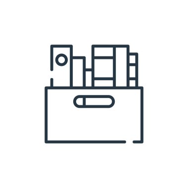 Kitap ve edebiyat konseptinden bir ikon vektörü. Düzenlenebilir kitap vuruşunun ince çizgisi. Web ve mobil uygulamalarda kullanmak için kitap doğrusal işareti, logo, yazdırma ortamı.