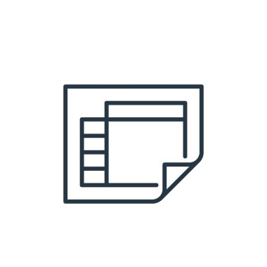 Eğitim konseptinden bir simge vektörü. İnce çizgili düzenlenebilir felç çizgisi. Web ve mobil uygulamalar, logo ve yazdırma ortamlarında kullanmak için doğrusal işaretleri zamanlaName.