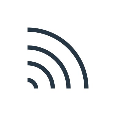 Temel ui kavramından internet ikonu vektörü. İnternette düzenlenebilir vuruşların ince bir çizgisi. İnternet ve mobil uygulamalarda kullanmak için internet doğrusal işareti, logo, yazdırma ortamı.