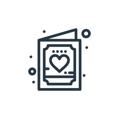 Bebek partisi konseptinden bir ikon vektörü. Kart düzenlenebilir vuruşun ince çizgisi. Web ve mobil uygulamalarda kullanmak için kart doğrusal işareti, logo, yazdırma ortamı.