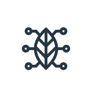 Fütürist teknoloji kavramından akıllı çiftlik ikonu vektörü. Düzenlenebilir akıllı çiftlik vuruşunun ince bir çizgisi. Web ve mobil uygulamalarda kullanmak için akıllı çiftlik doğrusal işareti, logo, yazdırma ortamı.