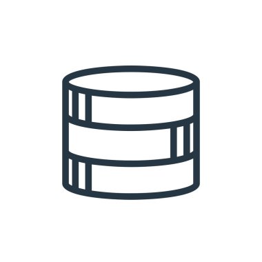 Para ikonu vektörü ekommerce çizgisi konseptinden. Düzenlenebilir para vuruşunun ince çizgisi. para doğrusal işareti web ve mobil uygulamalarda kullanmak için, logo, yazdırma ortamı.