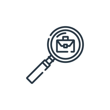 Kamu hizmetleri kavramındaki boş ikon vektörü. İnce çizgili düzenlenebilir felç çizgisi. Web ve mobil uygulamalar, logo ve yazdırma ortamlarında kullanım için boş konum doğrusal işareti.