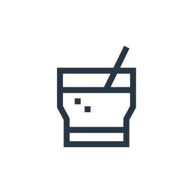 Cinco de mayonez konseptinden tepache ikon vektörü. İnce çizgili, düzenlenebilir kalp krizi çizgisi. web ve mobil uygulamalarda kullanmak için tepache doğrusal işareti, logo, yazdırma ortamı.