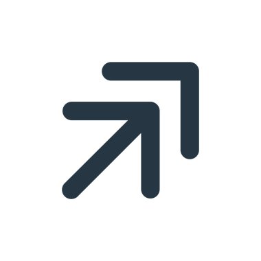 ok kavramından sağa simge vektörünü çevir. Düzenlenebilir sağ vuruşun ince çizgisi. Web ve mobil uygulamalar, logo ve yazdırma ortamlarında kullanmak için sağ doğrusal işareti döndür.