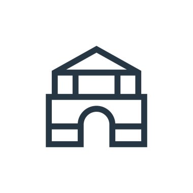 Bebek partisi konseptinden ahşap ikon vektörü. Tahta, düzenlenebilir vuruşun ince bir çizgisi. Web ve mobil uygulamalarda kullanmak için tahta doğrusal işaret, logo, yazdırma ortamı.