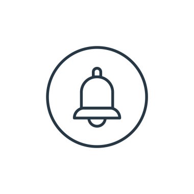 Genel kavramlardan uyarı simgesi vektörü. Uyarılabilir inmenin ince bir çizgisi. Web ve mobil uygulamalarda kullanım için doğrusal uyarı işareti, logo, yazdırma ortamı.