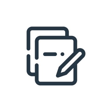 kullanıcı arayüzü kavramından simge vektörü. Düzenlenebilir vuruşların ince çizgisi. Web ve mobil uygulamalarda kullanım için doğrusal işaret, logo, yazdırma ortamı.