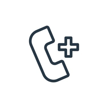 telefon ikonu vektörü finans konseptinden. Düzenlenebilir telefon vuruşunun ince bir çizgisi. Web ve mobil uygulamalarda kullanmak için telefon doğrusal işareti, logo, yazdırma ortamı.