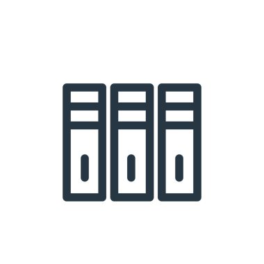 çok yönlü kavramdan dosya simgesi vektörü. Düzenlenebilir felcin ince çizgisi. web ve mobil uygulamalarda kullanmak için doğrusal dosya işareti, logo, yazdırma ortamı.