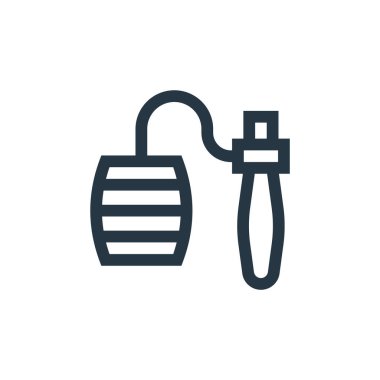 Cinco de mayonez konseptinden balero ikon vektörü. Düzenlenebilir balero vuruşunun ince bir çizgisi. Web ve mobil uygulamalarda kullanmak için balero doğrusal işareti, logo, yazdırma ortamı.