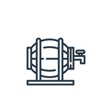 Aziz Patrick Günü konseptinden bira ikonu vektörü. İnce çizgili, düzenlenebilir bira vuruşu çizgisi. Web ve mobil uygulamalarda kullanmak için bira doğrusal işareti, logo, yazdırma ortamı.