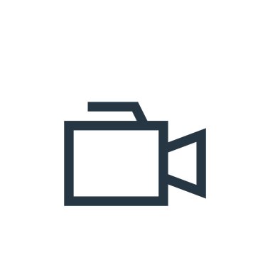 Elektronik konseptten video kaydedici ikon vektörü. Düzenlenebilir video kaydedicinin ince çizgisi. Web ve mobil uygulamalarda kullanmak için video kaydedici doğrusal işareti, logo, yazdırma ortamı.