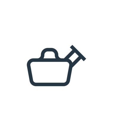 Hemşirelik konseptinden sidik ikonu vektörü. Düzenlenebilir idrar felcinin ince bir çizgisi. Web ve mobil uygulamalar, logo ve yazdırma ortamlarında kullanmak için idrar doğrusal işareti.