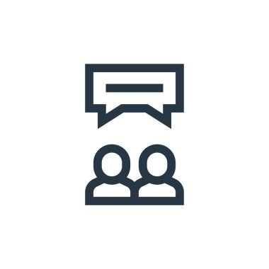 Müşteri değerlendirmeleri konseptinden simge vektörünü inceler. İnce çizgili, düzenlenebilir felç çizgisi. Web ve mobil uygulamalarda kullanım için doğrusal imzayı inceler, logo, yazdırma ortamı.