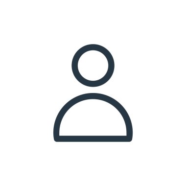 Finans bankası konseptinden Avatar ikon vektörü. İnce çizgili, düzenlenebilir avatar felci çizgisi. Web ve mobil uygulamalarda kullanmak için avatar doğrusal işareti, logo, yazdırma ortamı.