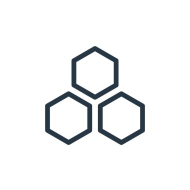 Ekoloji konseptinden benzen ikon vektörü. Benzen düzenlenebilir felcin ince bir çizgisi. Web ve mobil uygulamalarda kullanmak için benzen doğrusal işareti, logo, yazdırma ortamı.