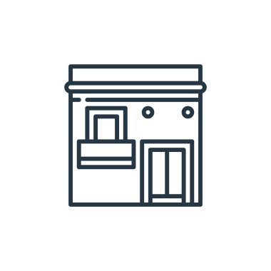 Cinco de mayonez konseptinden ev ikonu vektörü. Düzenlenebilir felcin ince bir çizgisi. ev doğrusal işareti web ve mobil uygulamalarda kullanım için, logo, yazdırma ortamı.