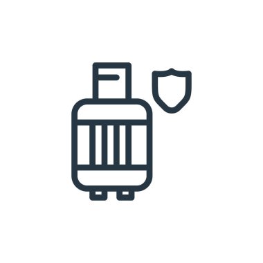 Koruma kavramından gaz silindiri ikon vektörü. Düzenlenebilir gaz silindiri vuruşunun ince çizgisi. Web ve mobil uygulamalarda kullanmak için gaz silindiri doğrusal işareti, logo, yazdırma ortamı.