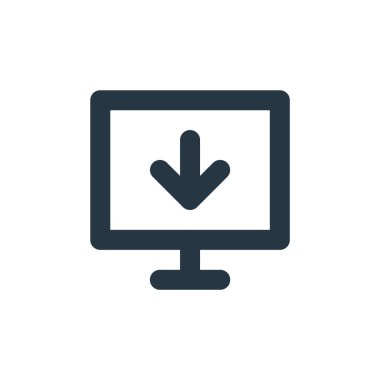 Px ağı ve iletişim konseptinden simge vektörü indiriliyor. İndirilebilir felcin ince bir çizgisi. Web ve mobil uygulamalarda kullanım için doğrusal işaret indiriliyor, logo, yazdırma ortamı.