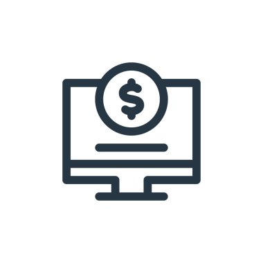 Yatırım konseptinden online simge vektörü. Çevrimiçi düzenlenebilir felcin ince çizgisi. Web ve mobil uygulamalarda kullanmak için çevrimiçi doğrusal imza, logo, yazdırma ortamı.