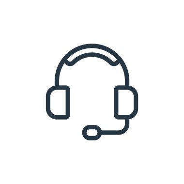 Ecommerce alışveriş konseptinden ikon vektörünü destekle. Düzenlenebilir vuruşun ince çizgisi. Web ve mobil uygulamalarda kullanım için doğrusal işareti destekle, logo, yazdırma ortamı.