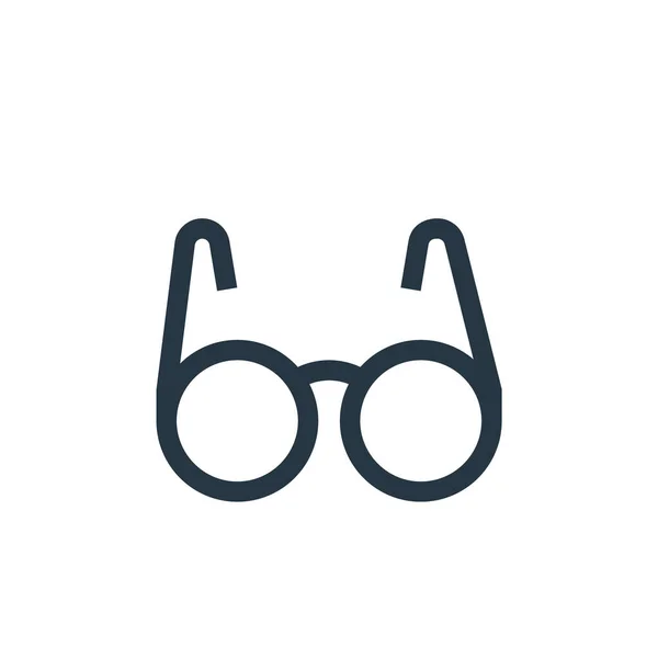 Szemüveg Ikon Vektor Ápolási Koncepció Vékony Vonal Illusztrációja Szemüveg Szerkeszthető — Stock Vector