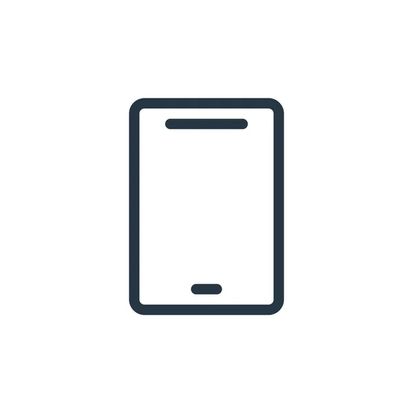 Vektor Ikon Smartphonu Konceptu Elektroniky Tenká Čára Ilustrace Smartphone Editovatelné — Stockový vektor